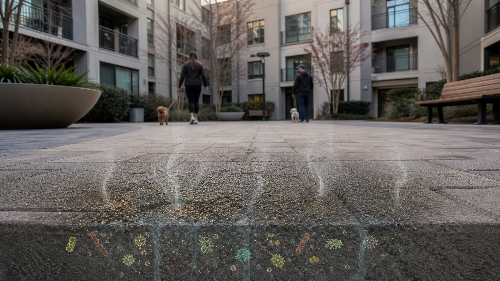 Why Does Urine Smell Linger in Apartment Courtyards – Refresh Labs