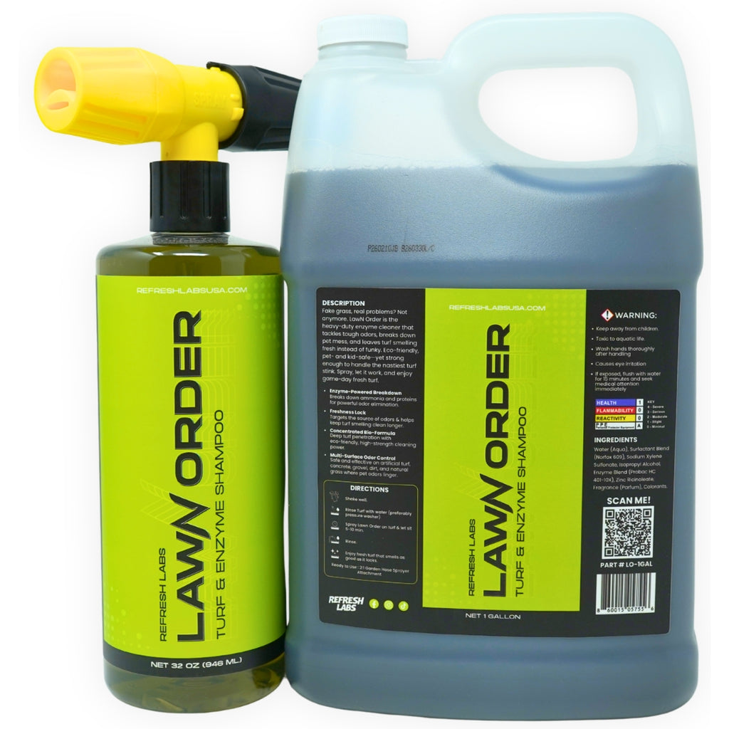 LawN Order Enzyme Based Turf, Grass & Concrete Cleaner, 32 Oz