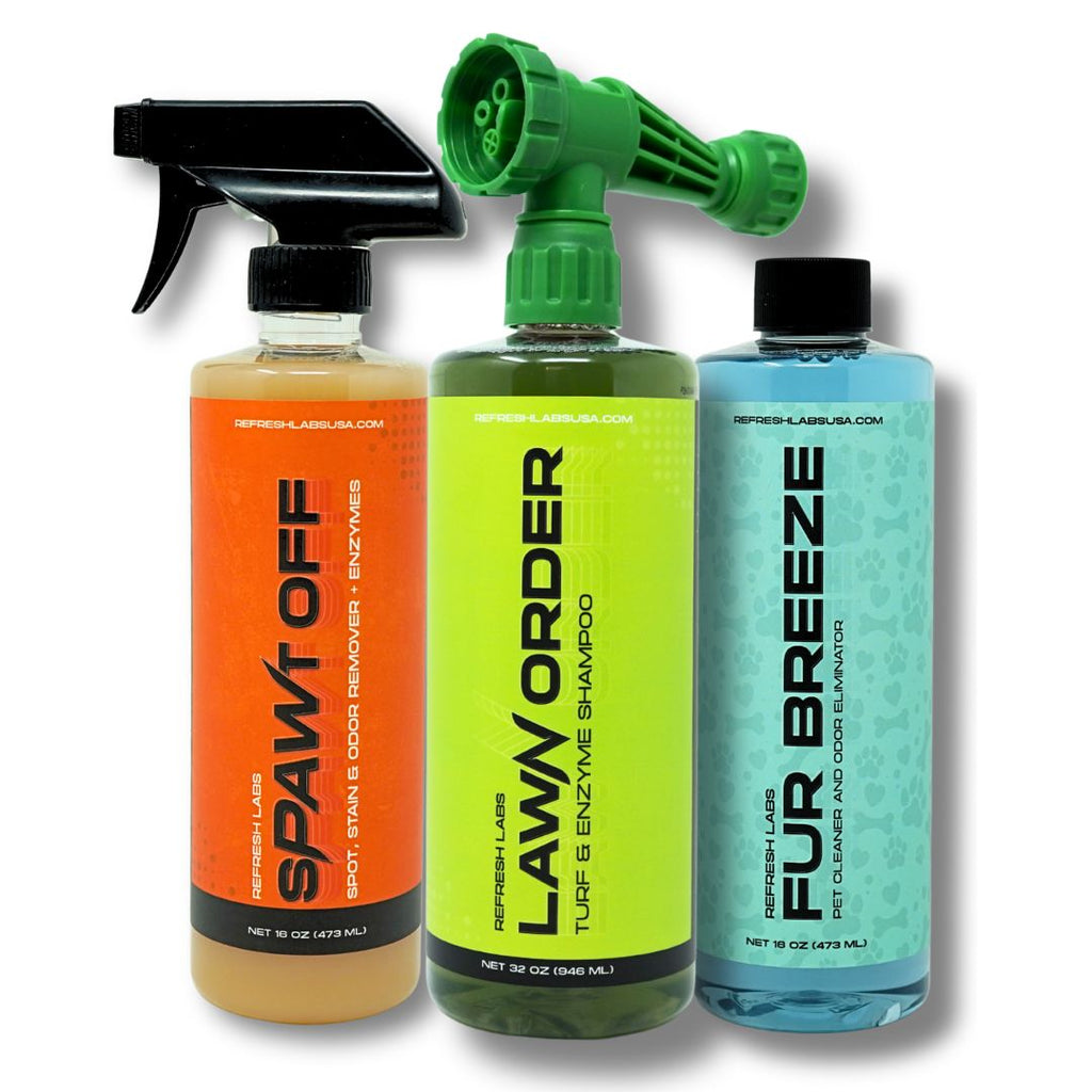 LawN Order and Fur Breeze indoor and outdoor pet odor bundle