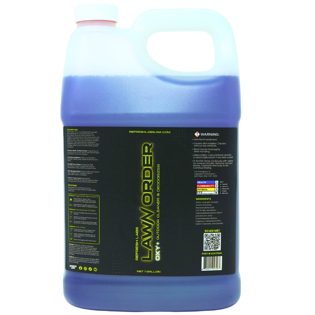 LawN Order 7% Hydrogen Peroxide Turf Cleaner | Oxy-Action Pet Odor Eliminator