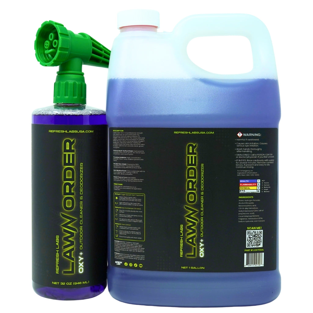 LawN Order 7% Hydrogen Peroxide Turf Cleaner | Oxy-Action Pet Odor Eliminator
