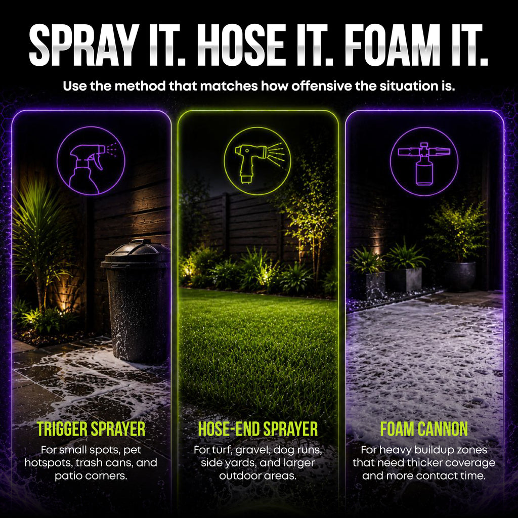 LawN Order 7% Hydrogen Peroxide Turf Cleaner | Oxy-Action Pet Odor Eliminator