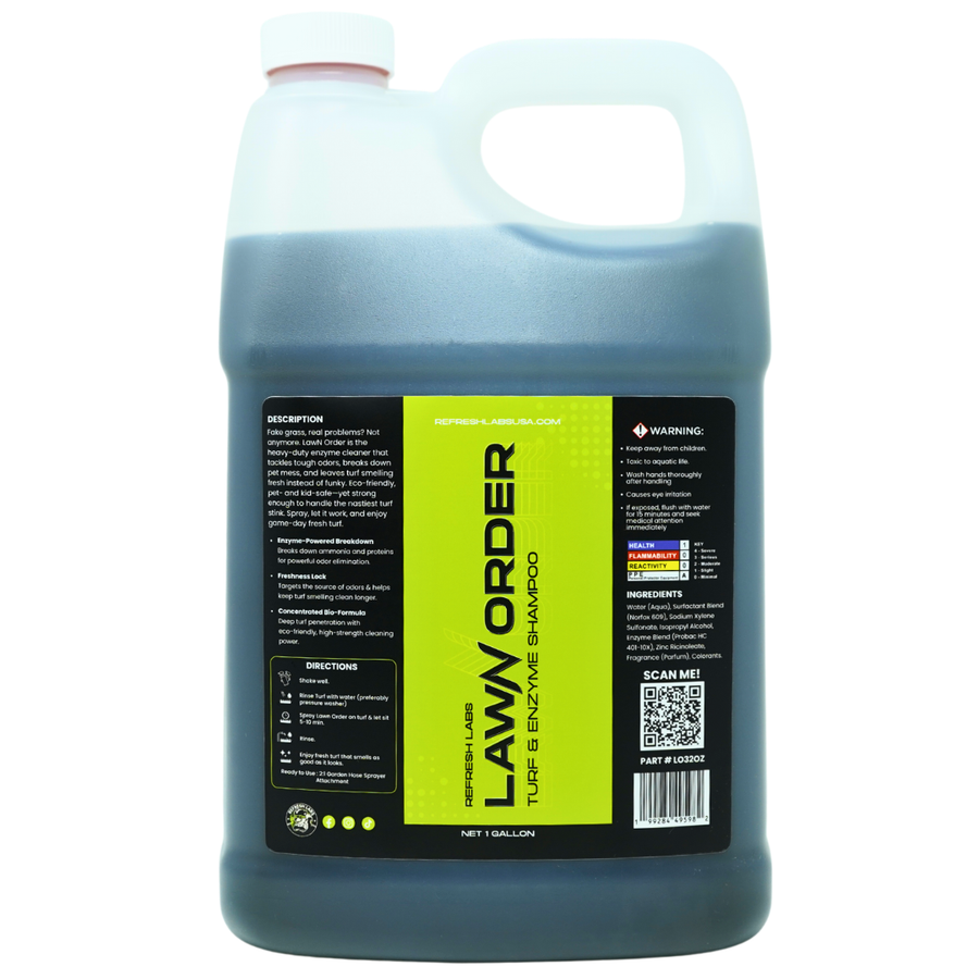 LawN Order Enzyme one-gallon commercial trial product