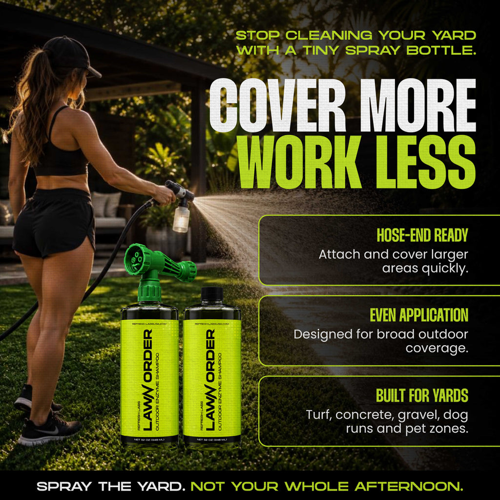 LawN Order Enzyme Based Turf, Grass & Concrete Cleaner, 32 Oz