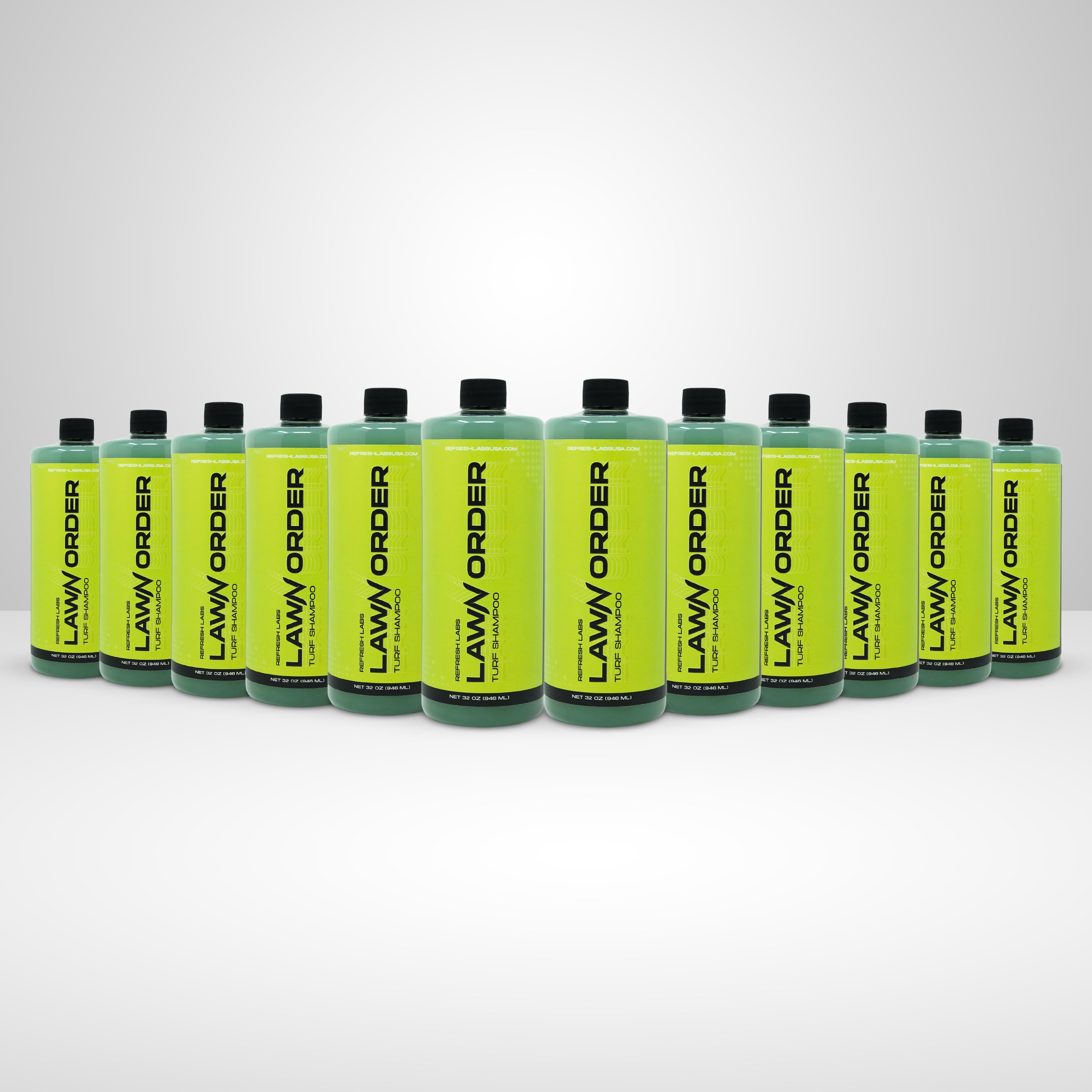 LawN Order Turf Shampoo 12 Pack – Enzyme-Powered Artificial Grass Cleaner by Refresh Labs USA