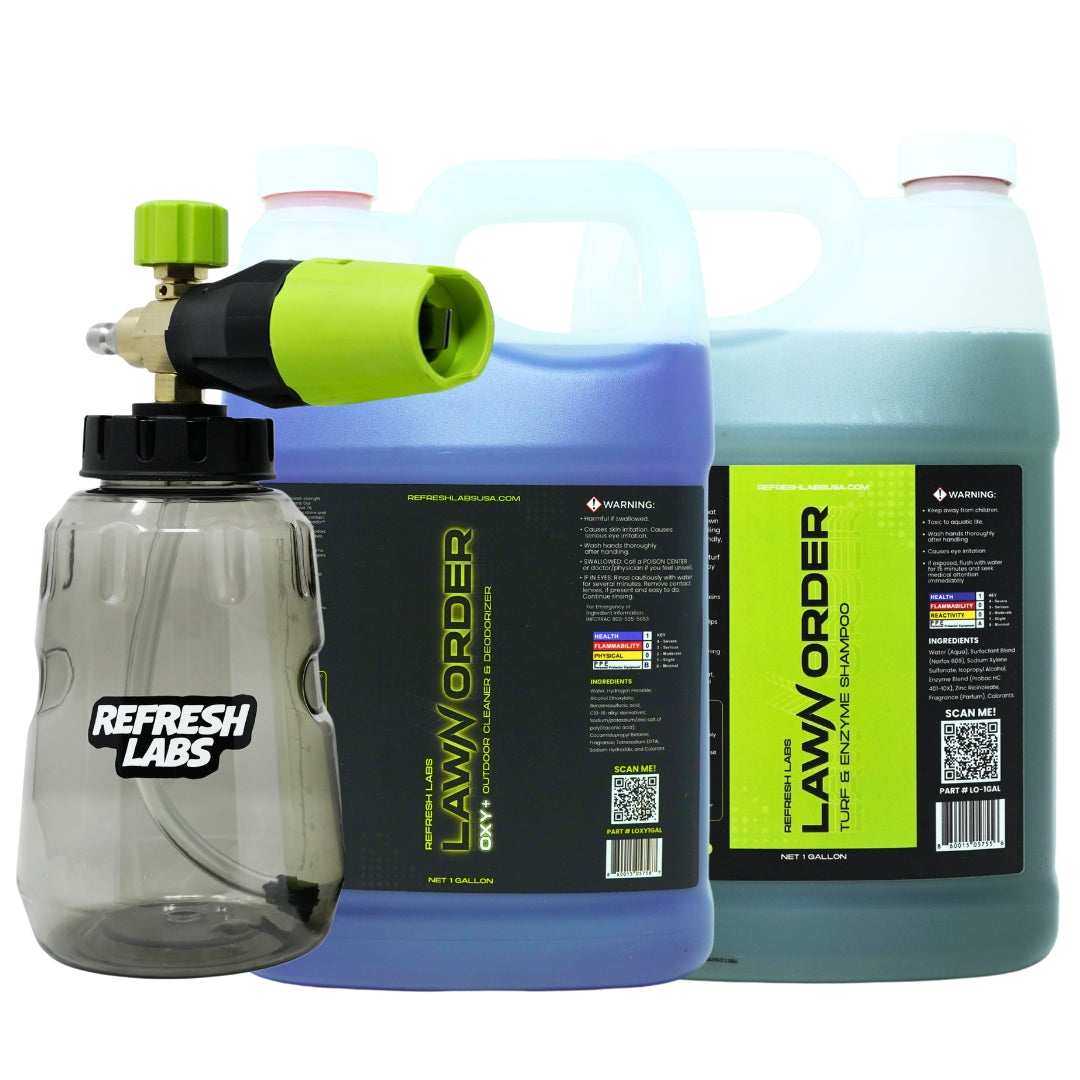 Odor Parole Pet Odor Removal System – Outdoor Enzyme & OXY Cleaner for Turf, Concrete, Patios & Dog Runs