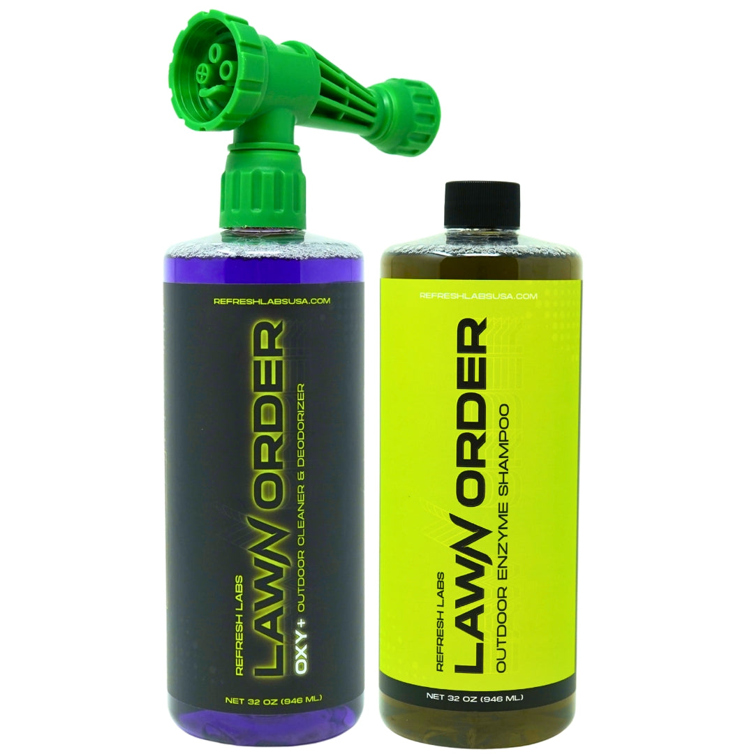 Odor Parole Pet Odor Removal System – Outdoor Enzyme & OXY Cleaner for Turf, Concrete, Patios & Dog Runs