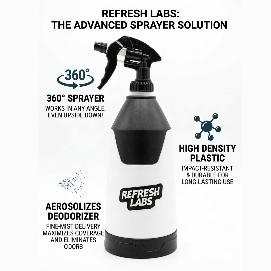 Pro Mist 360° Premium Multi-Angle Sprayer | Apartment & Balcony Pet Turf Solution