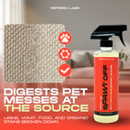 sPAWt OFF Enzyme Pet Stain & Odor Remover | Professional Strength Dog & Cat Cleaner
