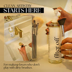 Filter Off Makeup Brush and Sponge Cleaner by Refresh Labs USA – Deep-cleansing, fragrance-free formula for clean, soft makeup brushes