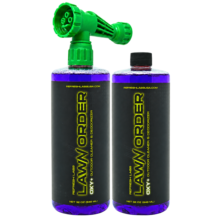 LawN Order Hydrogen Peroxide outdoor pet odor cleaner with hose sprayer